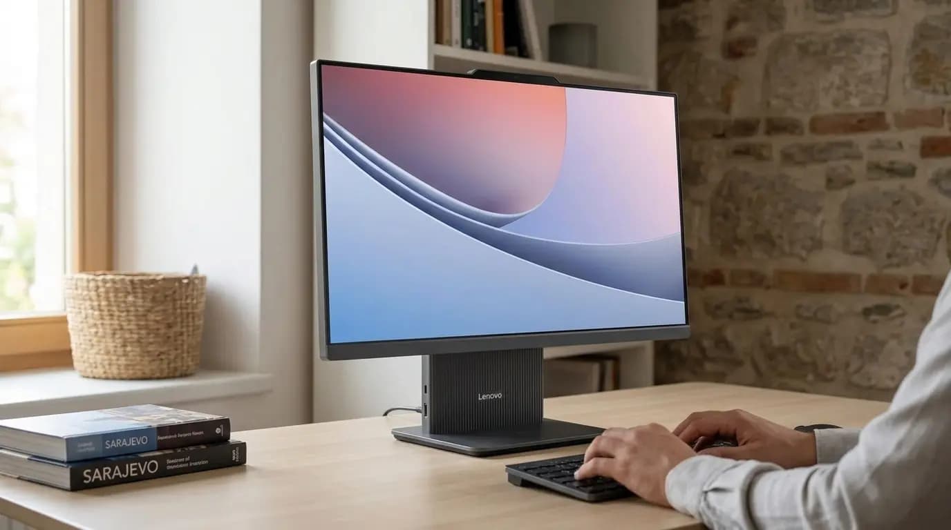 Lenovo IdeaCentre AIO 24 - može li vam osloboditi radni sto?