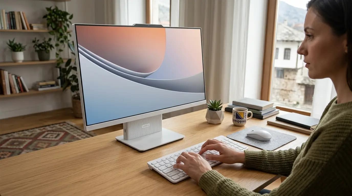 Lenovo IdeaCentre AIO 24 - može li osloboditi vaš radni sto?