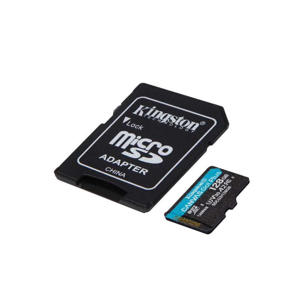 Kingston microSD 128GBCanvasGoPlusr/w:170MB/s/90MB/s,with adapter