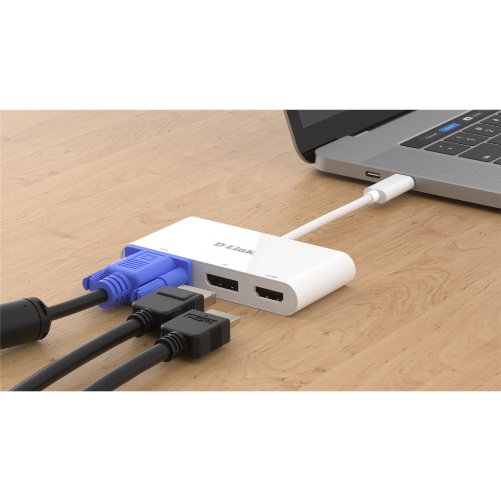 D-Link USB-C Hub 3 u 1 DUB-V310