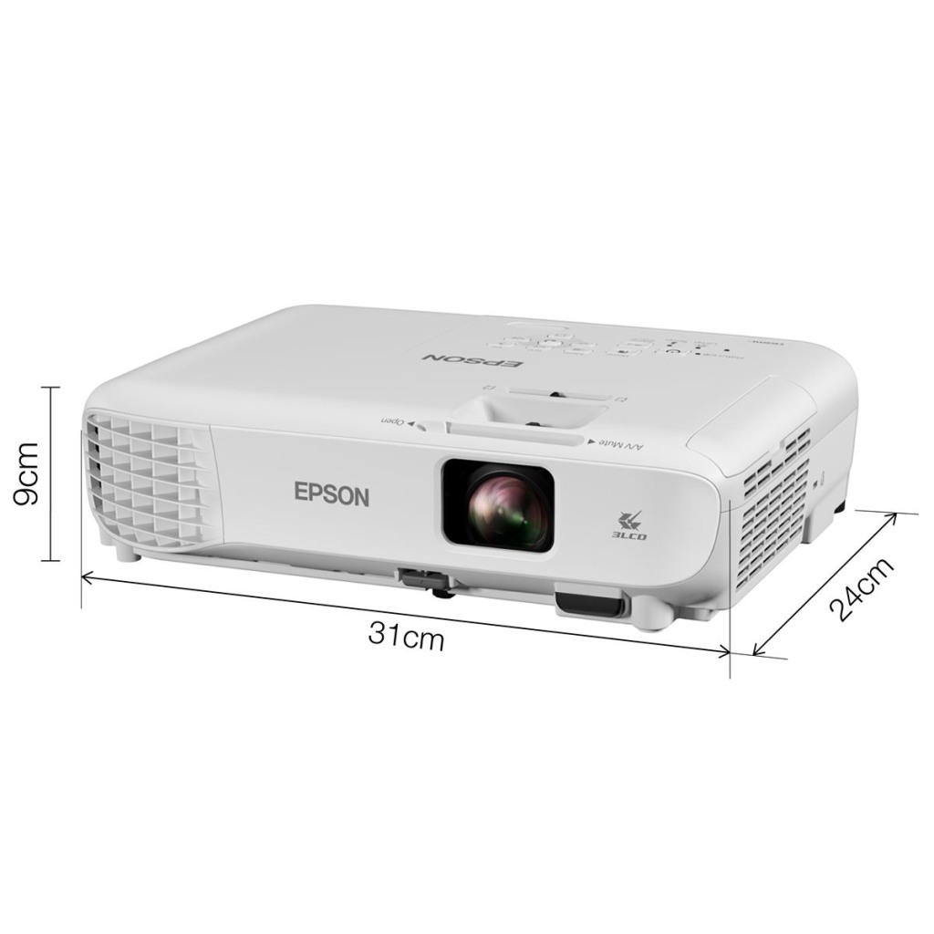 Epson Projektor EB-W06 WXGA 3700 Ansi Lumena - WXGA rezolucija, 3700 Ansi Lumena, HDMI, USB