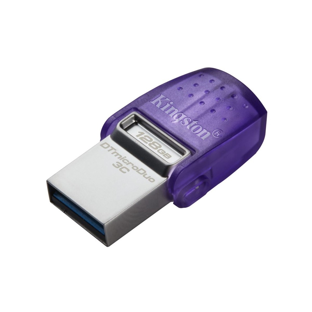 Kingston DT microDuo 3C 128GBUSB Type-A and USB Type-C portUp to 200MB/s read