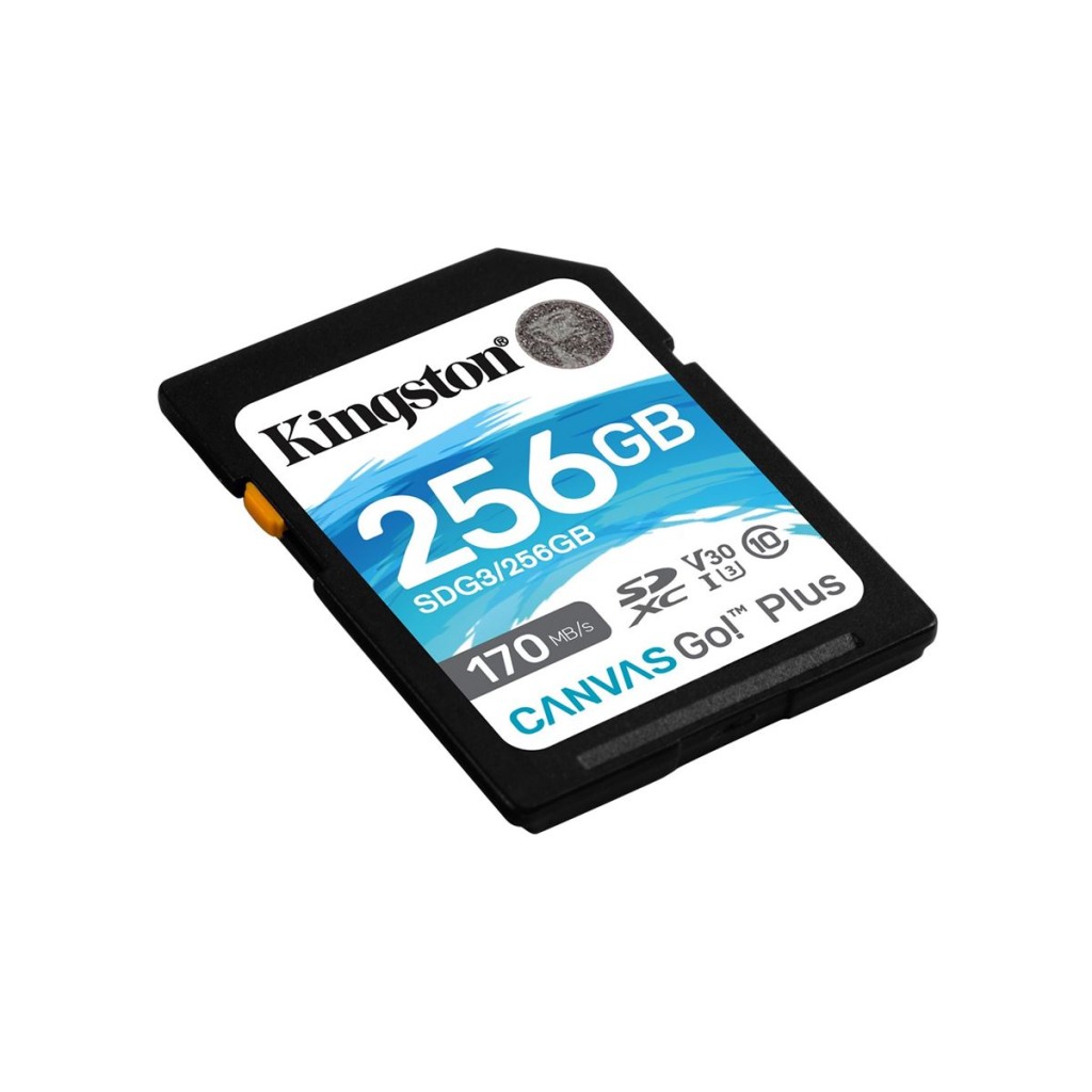 Kingston SD 256GB CanvasGoPlusSDXC;r/w:170/90MB/s