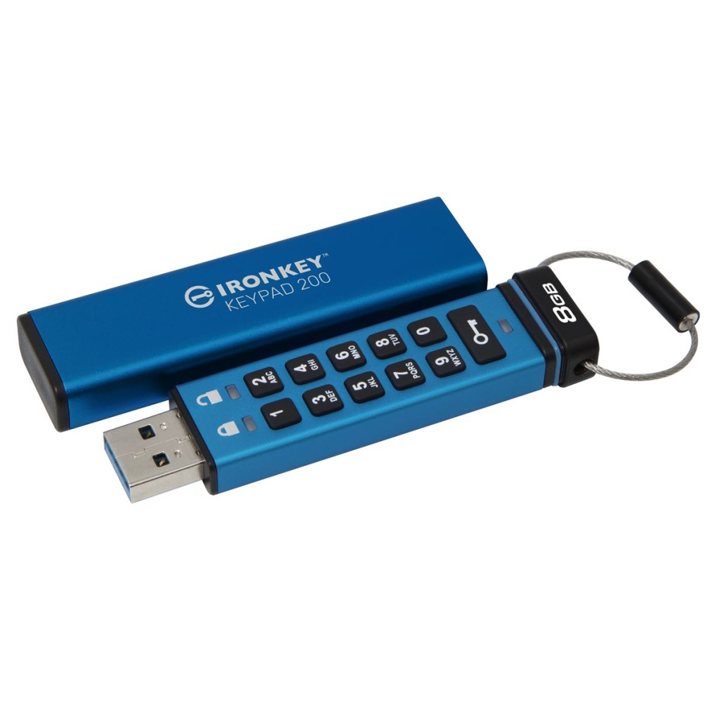 MEM UFD 8GB IronKey Keypad 200 KIN - Image 2