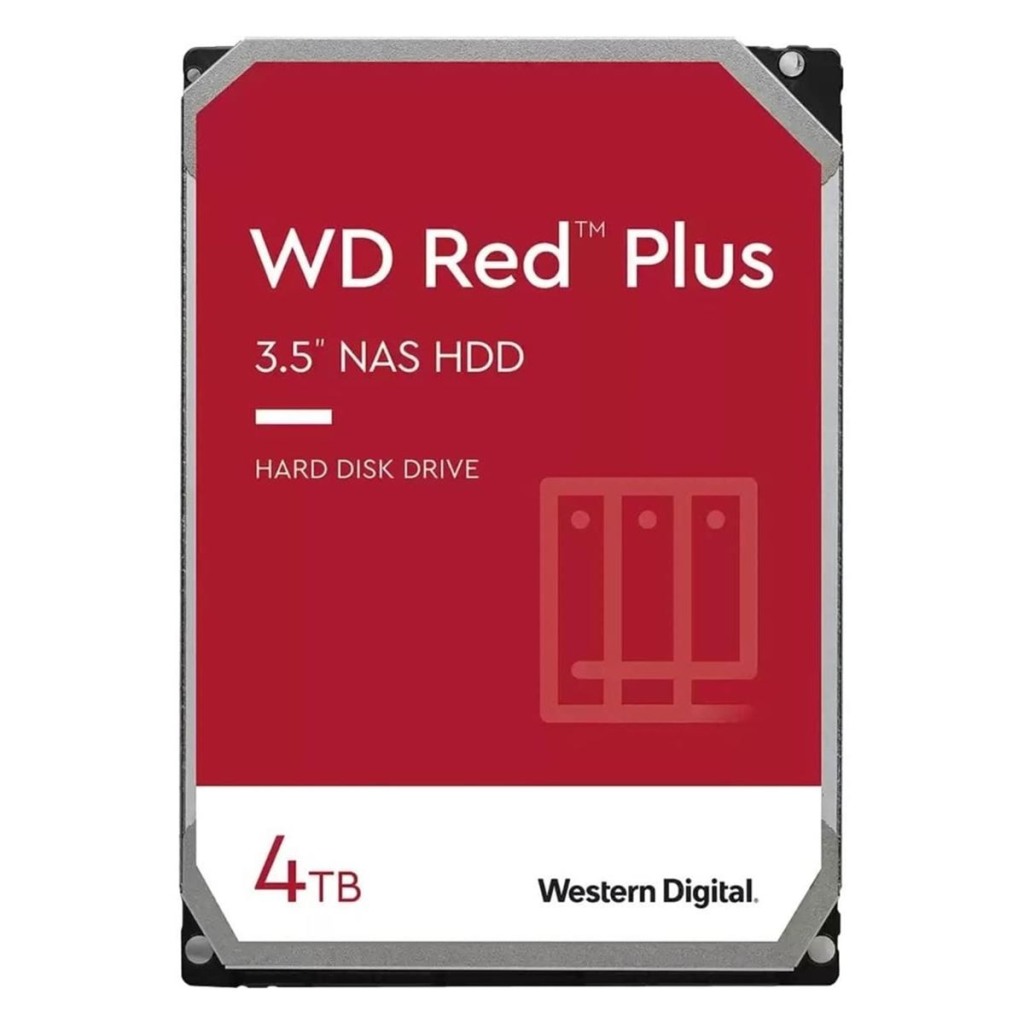 HDD Interni WD Red™ Plus NAS (CMR) 4TB 3,5" SATA WD40EFPX