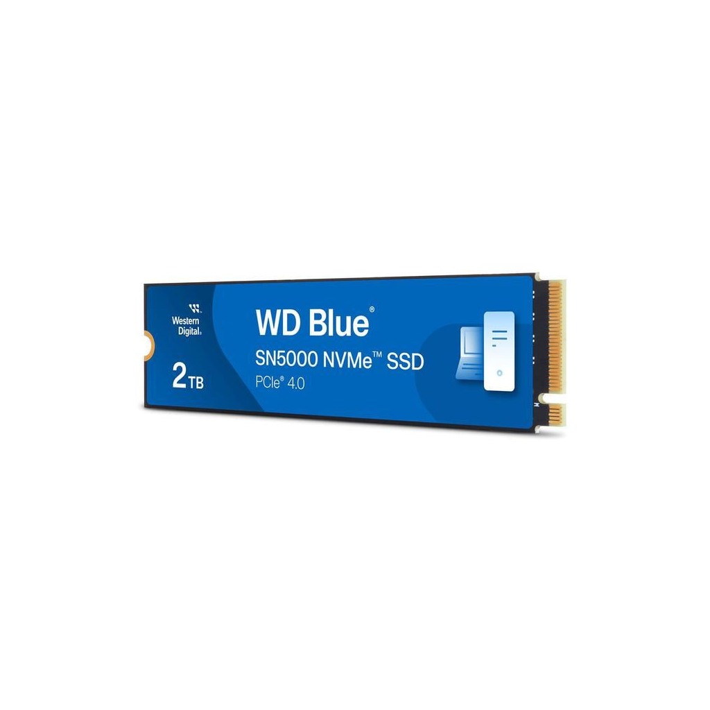 WD Blue SSD 2TB SN5000 M.2 NVMe Gen4 - Brzi NVMe, Čitanje 5000MB/s, Veliki Kapacitet, 5 Godina Garancije