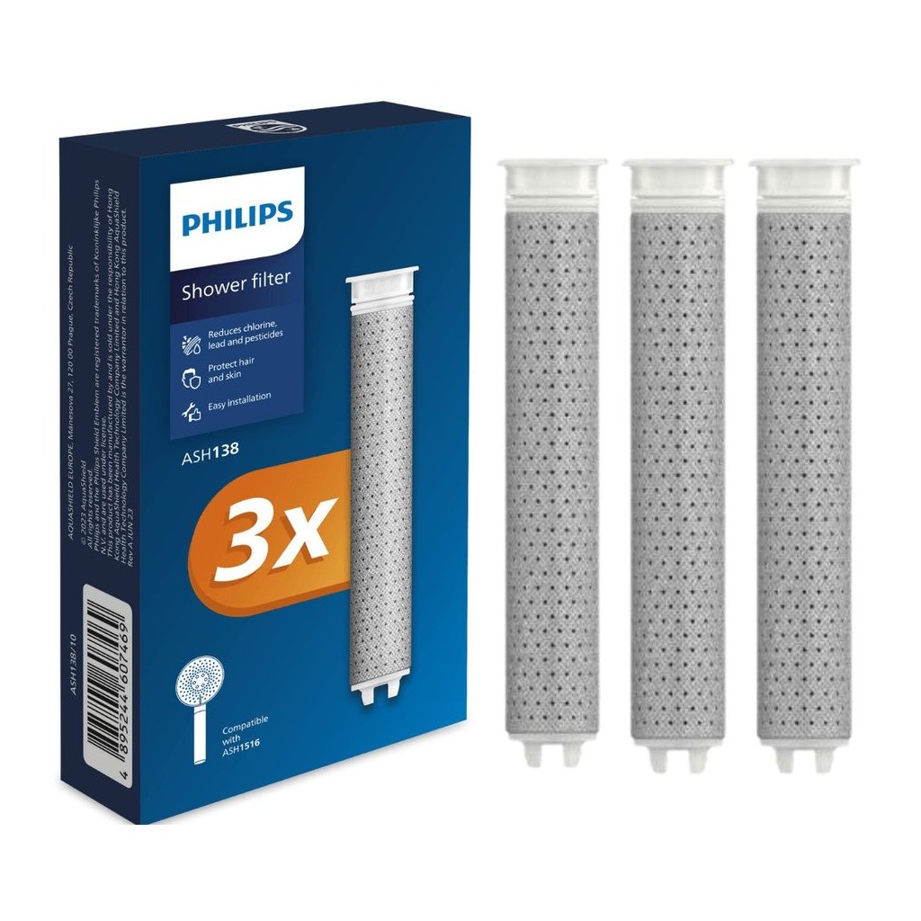 Philips Filter uložak za tuš ASH138/10 (3 filtera u pakovanju) - Zdravija voda, udobniji tuš