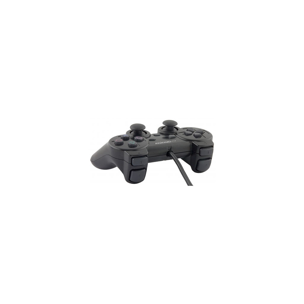 Game Pad ESPERANZA CORSAIR, vibration, PS2/PS3/PC, USB, black, EG106