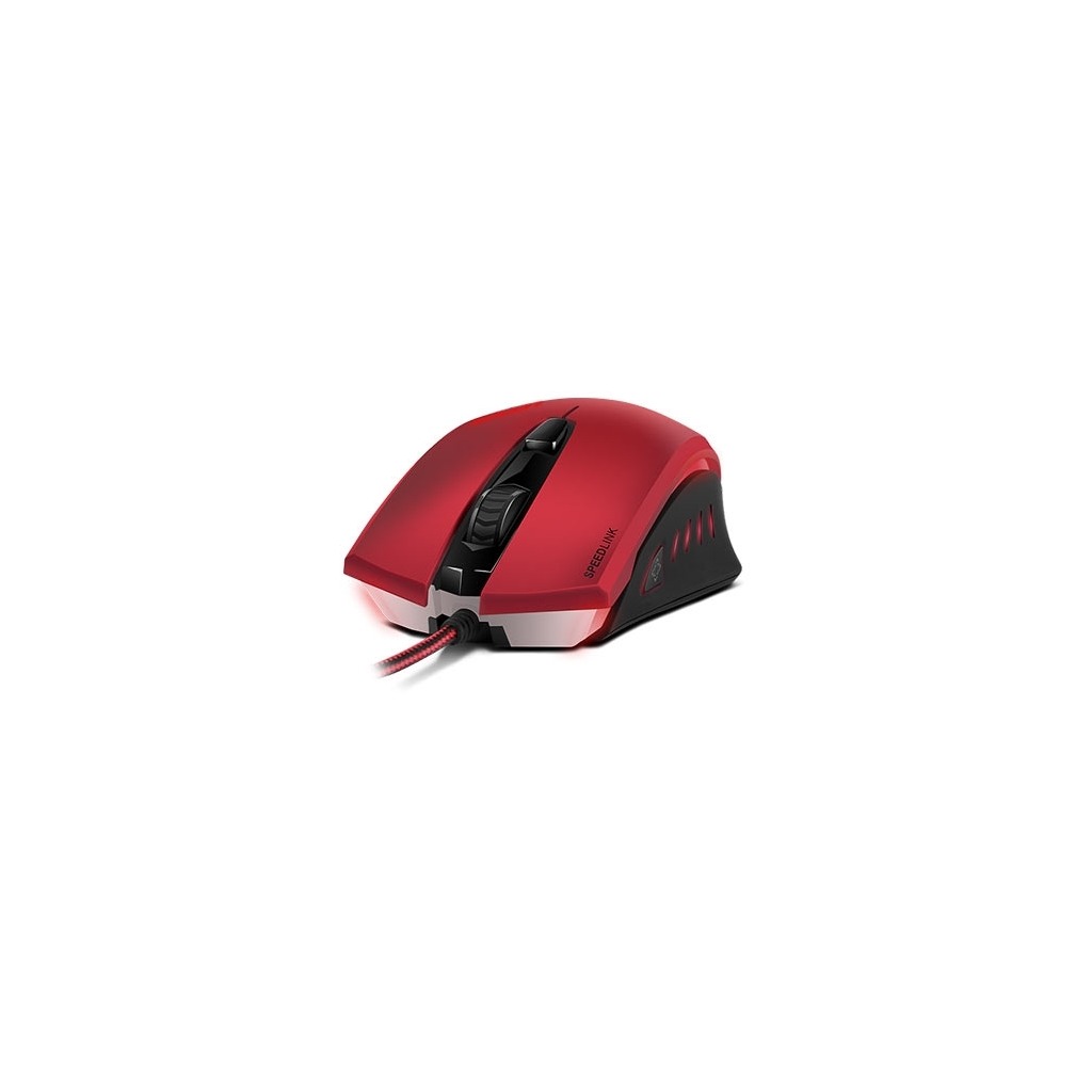 Miš SPEEDLINK LEDOS Gaming, red, red LED, 3000dpi, dpi switch, sniper function, SL-6393-RD - Image 3