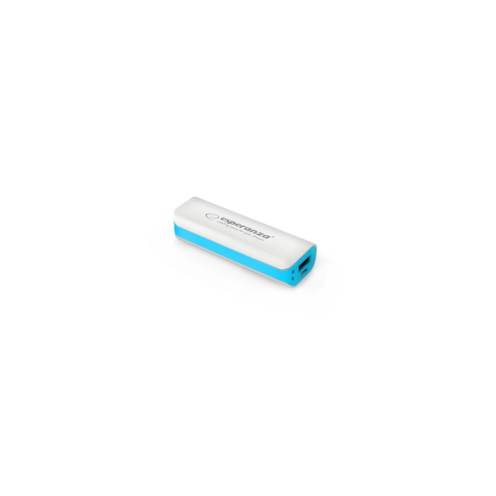 PowerBank ESPERANZA JOULE, 2200mAh, BLUE/WHITE, EMP103WB