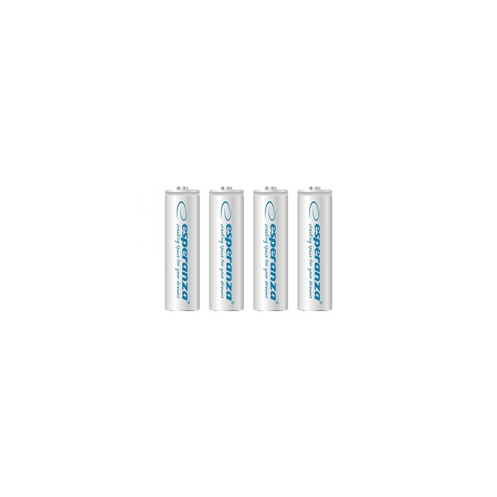 Punjive baterije ESPERANZA RECHARGEABLE Ni-MH AA 2000MAH 4kom. white, EZA104W