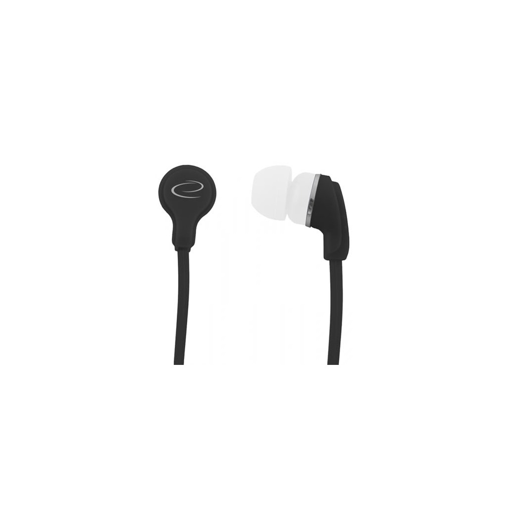 Slušalice ESPERANZA NEON In-Ear, Amplified BASS , black, 2x spare rubber pads EH147K