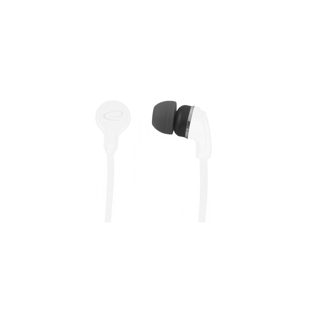 Slušalice ESPERANZA NEON In-Ear, Amplified BASS , white, 2x spare rubber pads EH147W - Image 2