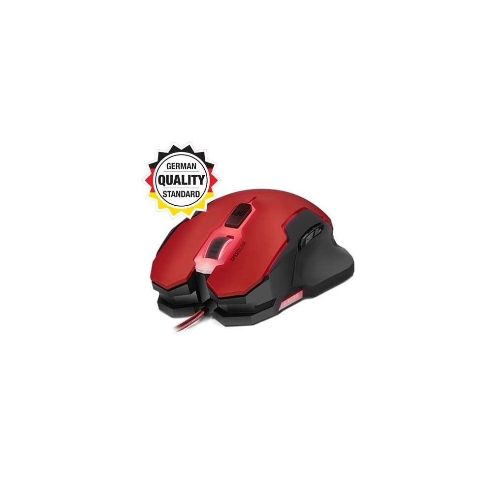 Miš SPEEDLINK CONTUS Gaming, black-red, SL-680002-BKRD