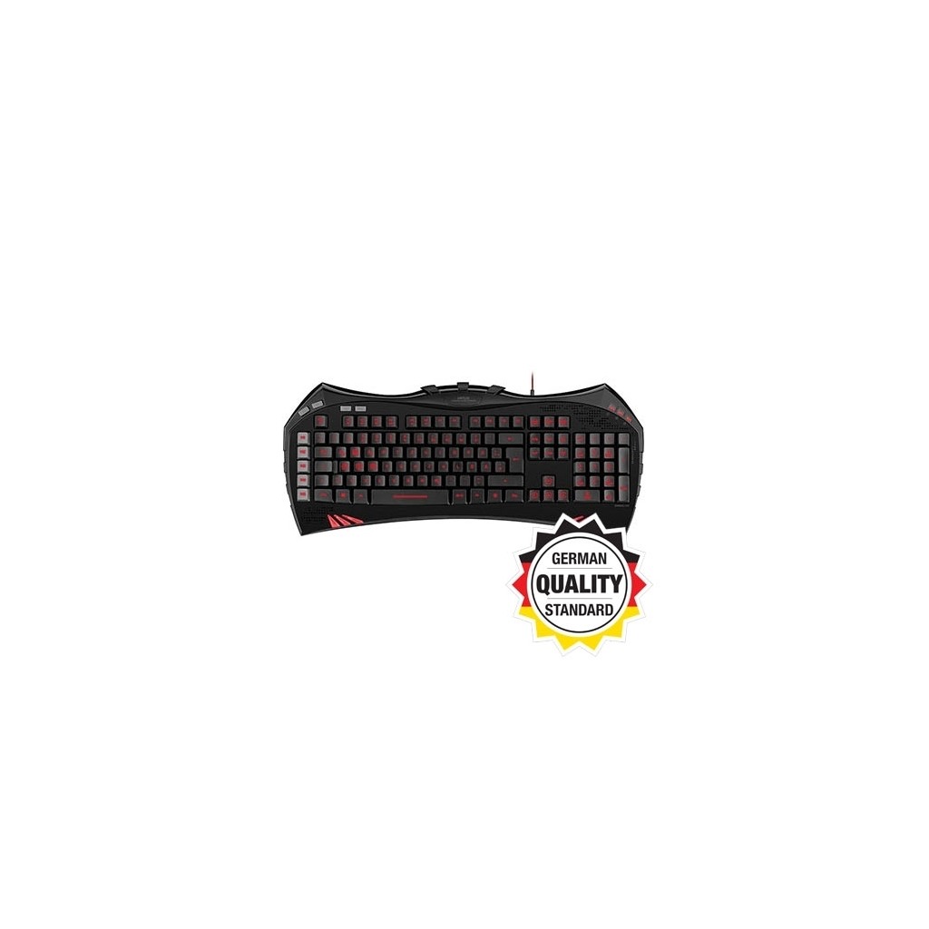 Tastatura SPEEDLINK VIRTUIS Advanced Gaming USB, black, US-lay, backlight, program., SL-6481-BK-US