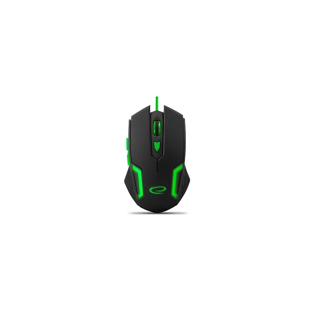 Miš ESPERANZA GAMING FIGHTER 6D MX205, GREEN, 2400dpi, ergonomic, EGM205G - Image 3