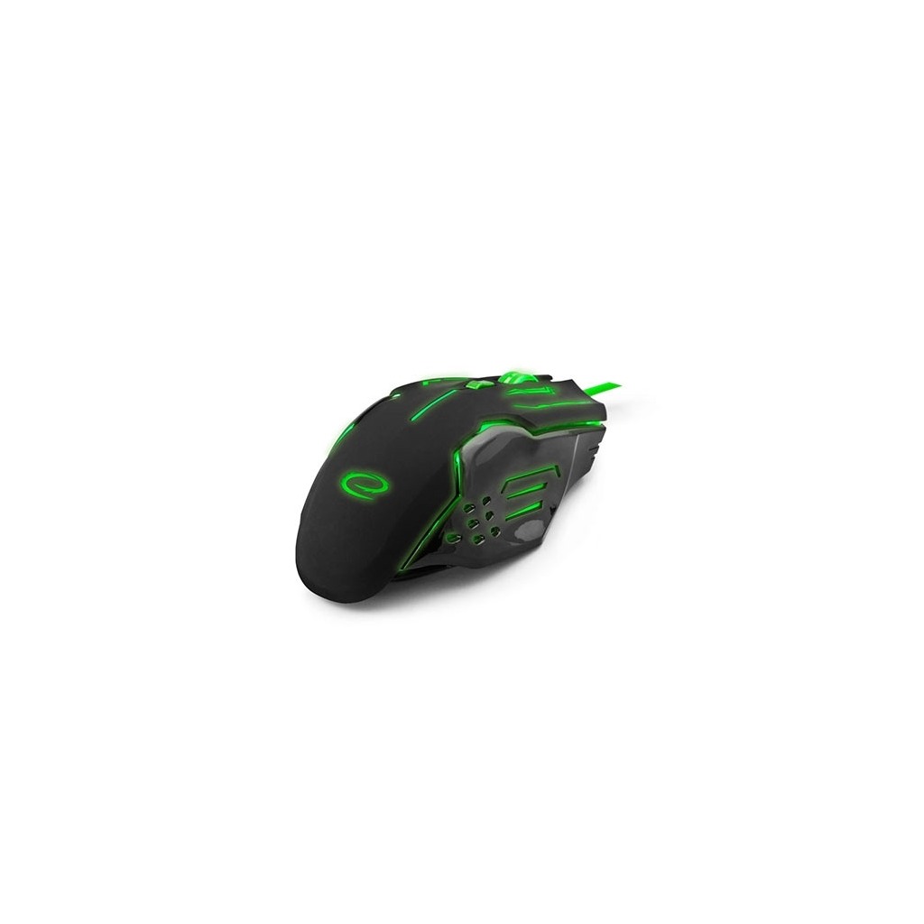 Miš ESPERANZA GAMING APACHE 6D MX403, GREEN, 2400dpi, ergonomic, EGM403G