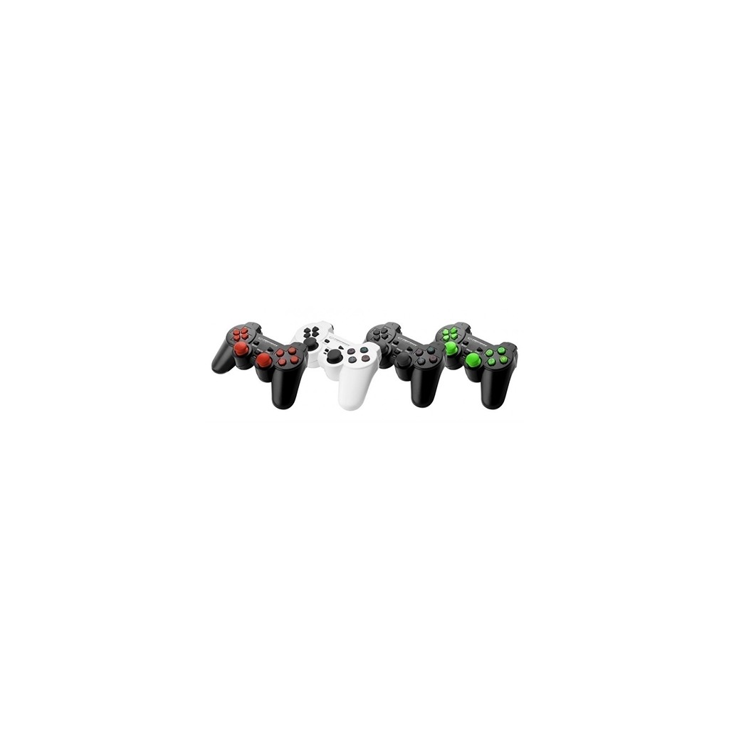 Game Pad ESPERANZA TROOPER, vibration, PS3/PC, USB, black/green, EGG107G - Image 2