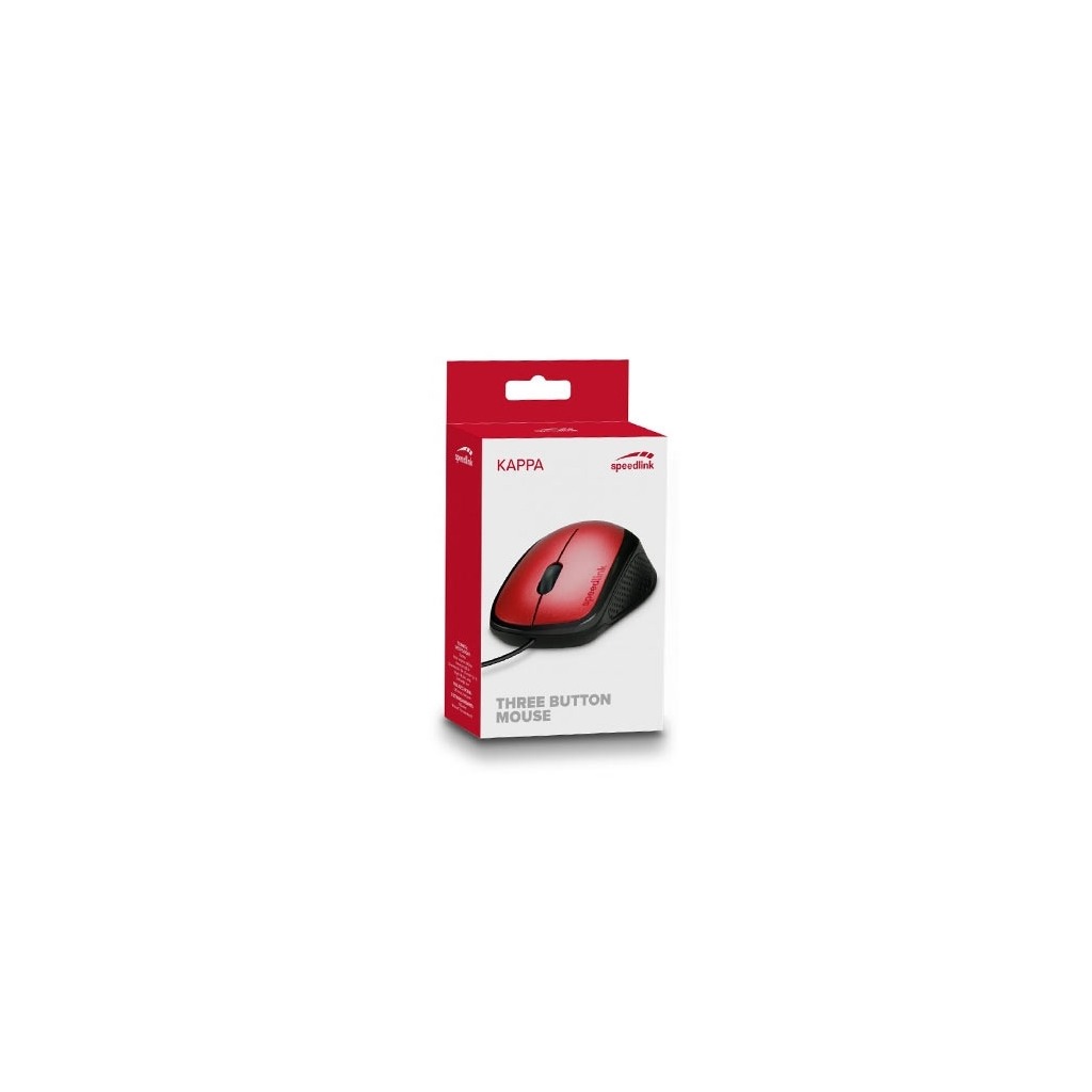 Miš SPEEDLINK KAPPA USB, red, SL-610011-RD