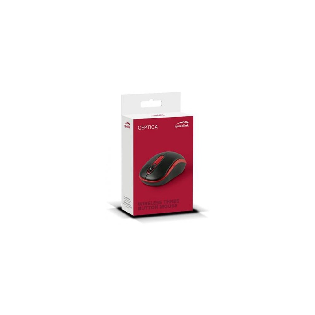 Miš SPEEDLINK CEPTICA Wireless black-red, SL-630013-BKRD