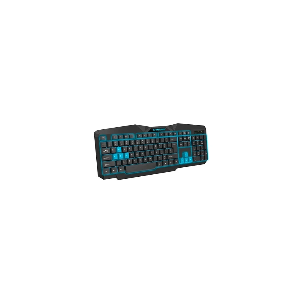 Tastatura gaming ESPERANZA TIRIONS, USB, illuminated, blue, US layout, EGK201B