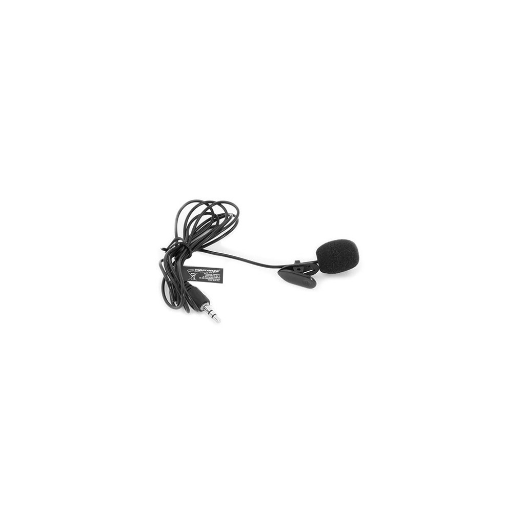 Mikrofon ESPERANZA VOICE, clip on, 3,5mm, EH178 - Image 2