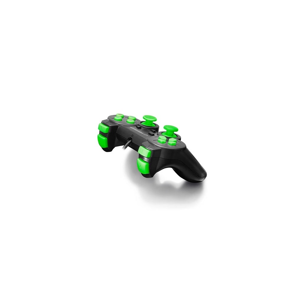 Game Pad ESPERANZA WARRIOR, vibration, PC, USB, black/green, EGG102G