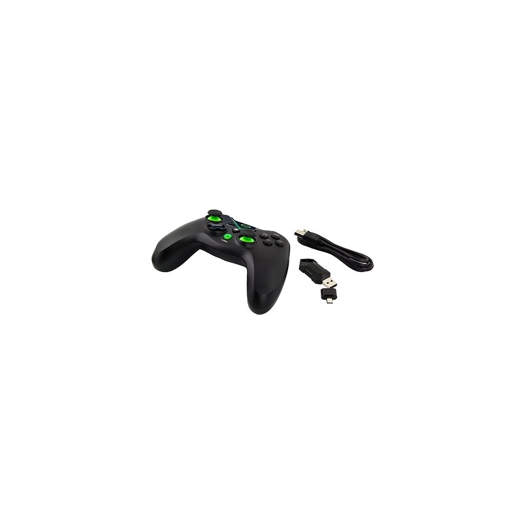 Game Pad ESPERANZA MAJOR, wireless 2.4GHz, USB, vibration, PC/PS3/XBOX ONE/ANDROID, black, EGG112K