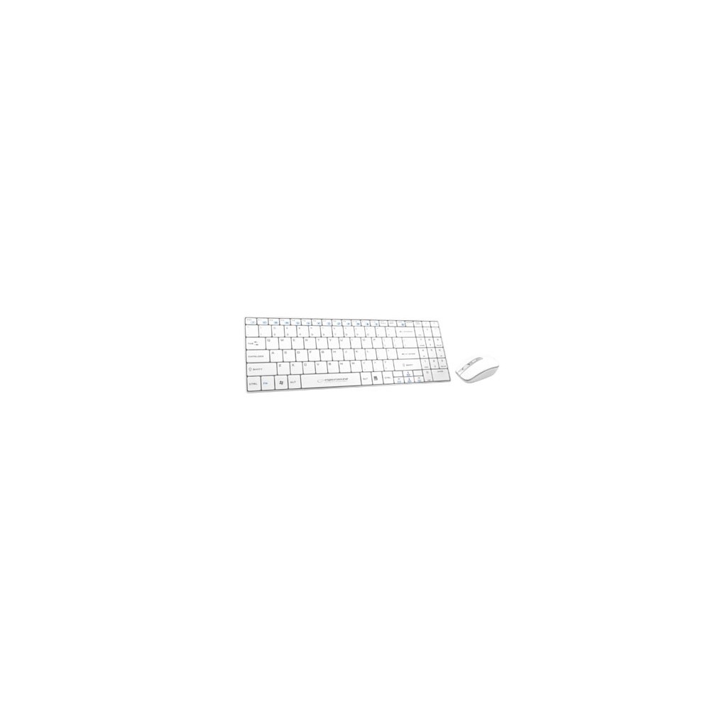 Tastatura i miš wireless ULTRASLIM ESPERANZA LIBERTY, white, USA layout, EK122W