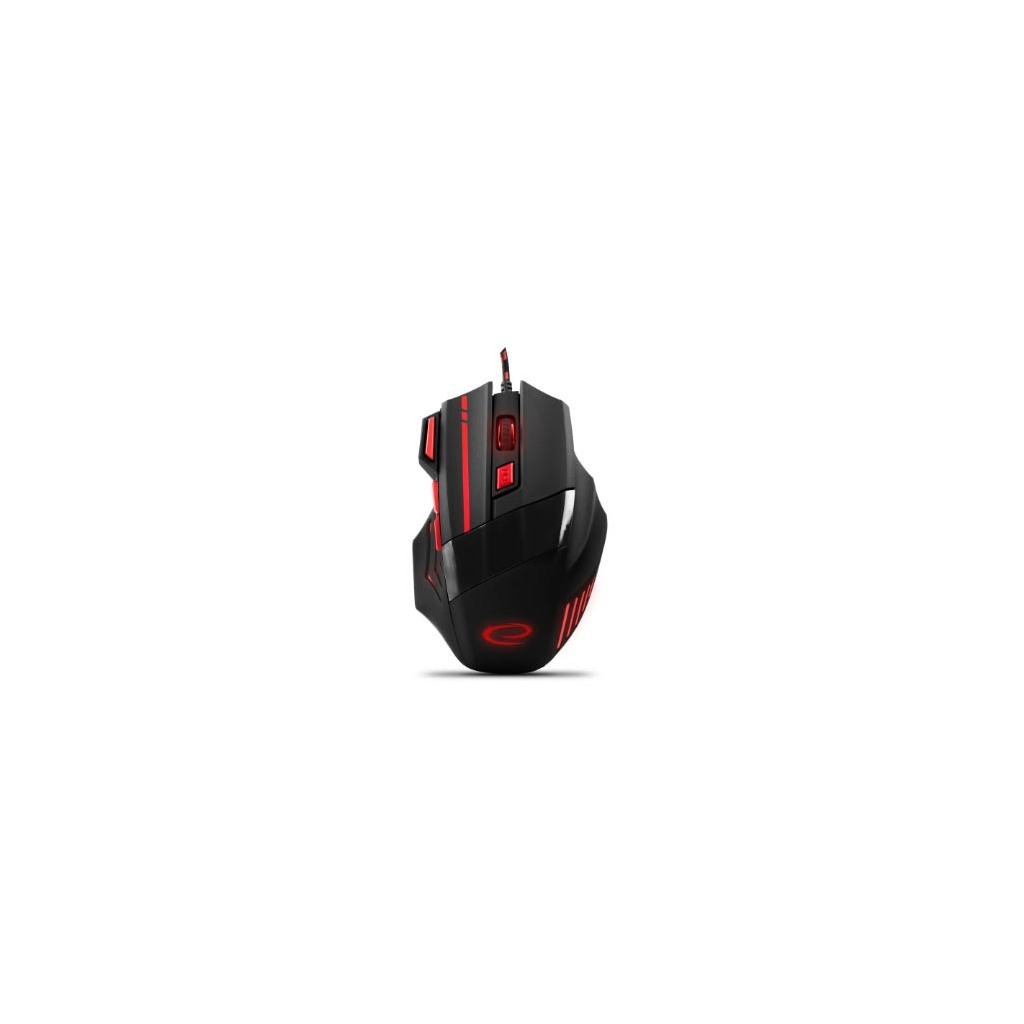 Miš ESPERANZA GAMING WOLF 7D MX201, Red, 2400dpi, double-click, ergonomic, EGM201R