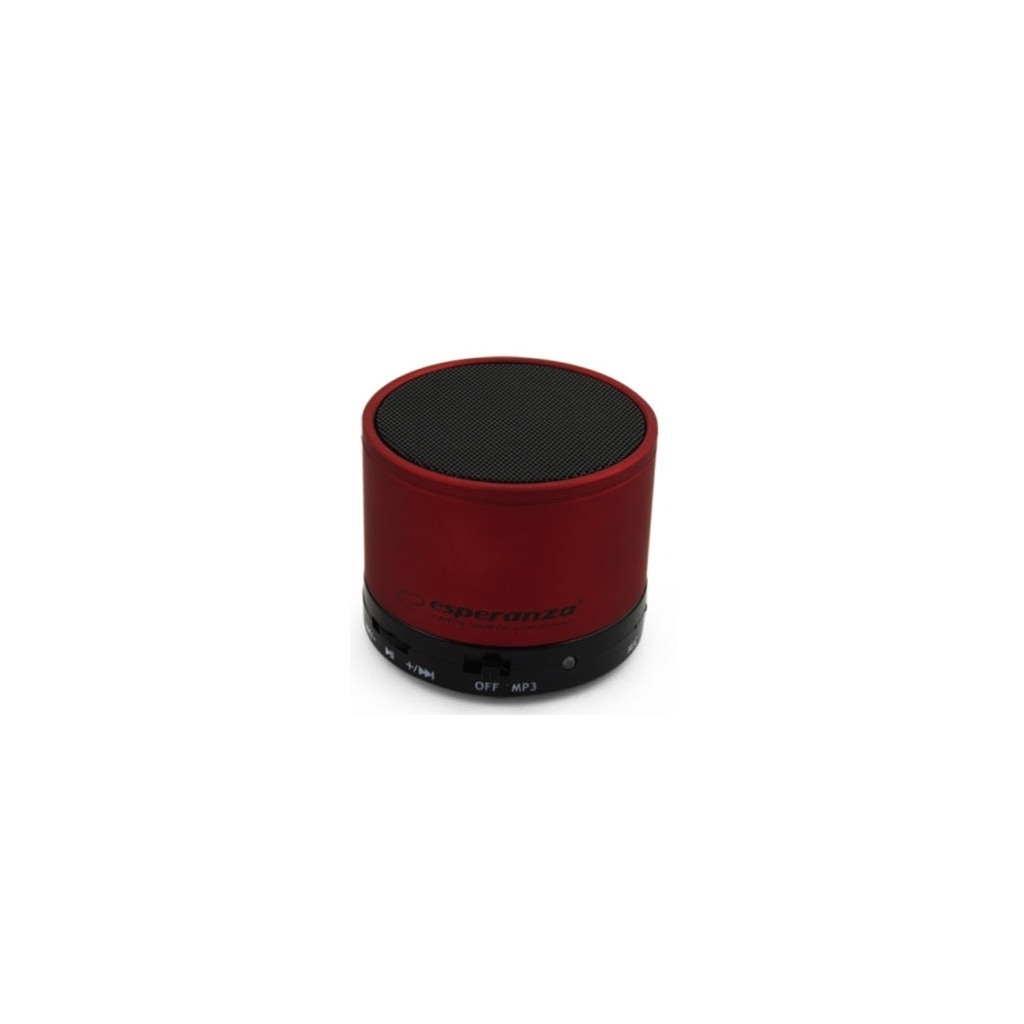 Zvučnik BLUETOOTH ESPERANZA FM RITMO, FM Radio, microSD, USB, CLARET/RED, EP115C