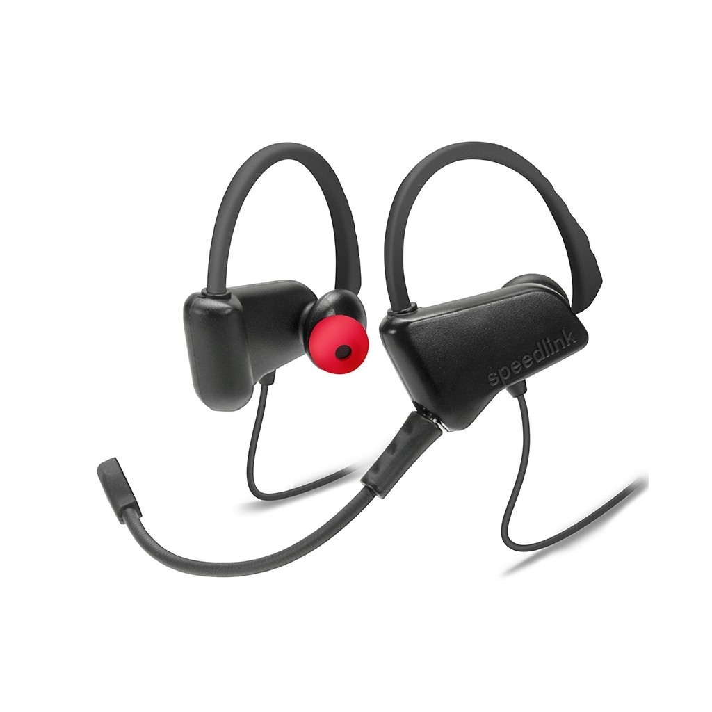 Slušalice sa mikrofonom SPEEDLINK JUZAR Gaming Ear Buds, black-red, SL-860020-BKRD, PC/PS5/PS4/Xbox SeriesX/S/Switch - Image 3