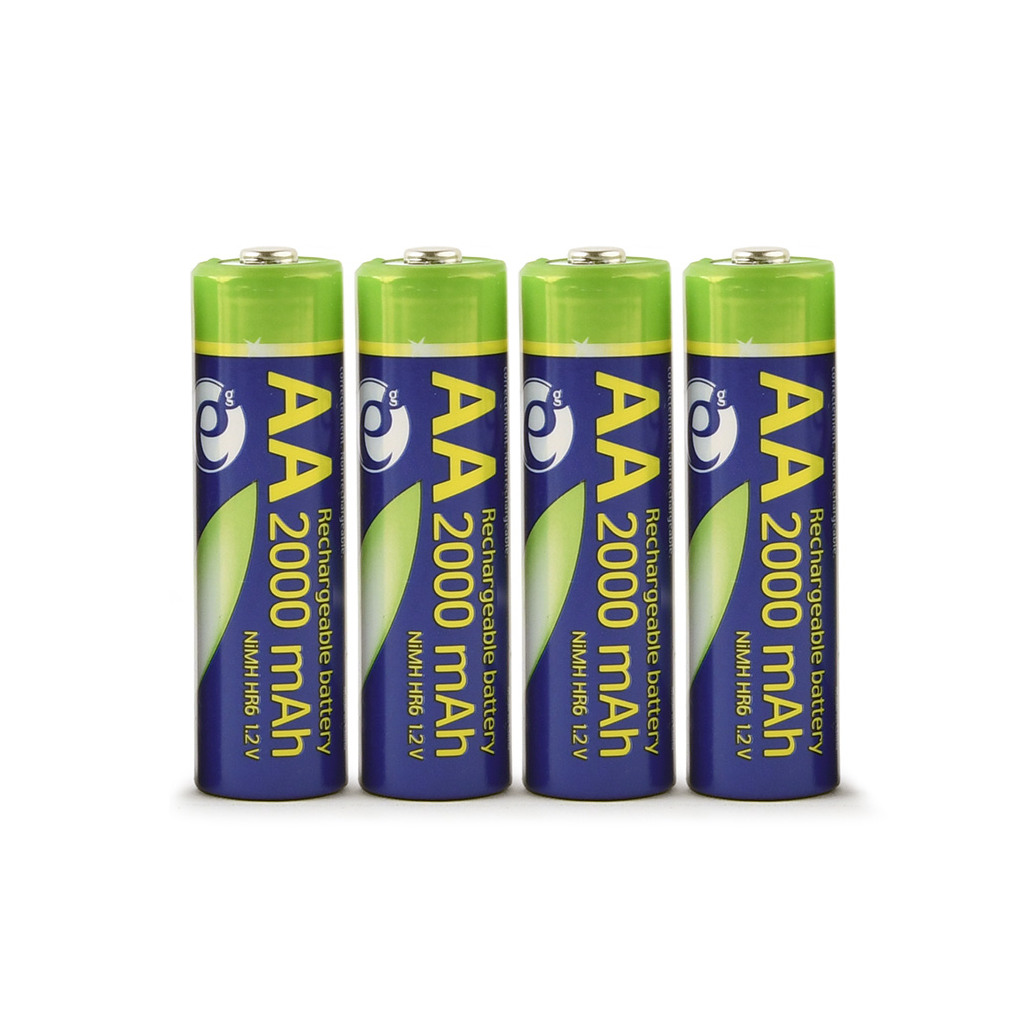 Gembird punjive baterije NiMH AA 4kom 2000mAh, EG-BA-AA20R4-01