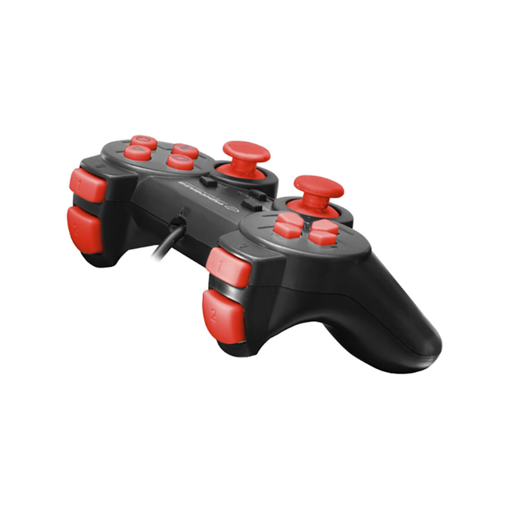 Game Pad ESPERANZA CORSAIR, vibration, PS2/PS3/PC, USB, black/red, EGG106R