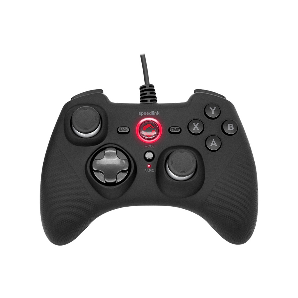 Game Pad SPEEDLINK RAIT Gamepad - for PC/PS3/Switch, rubber-black SL-650010-BK - Image 3