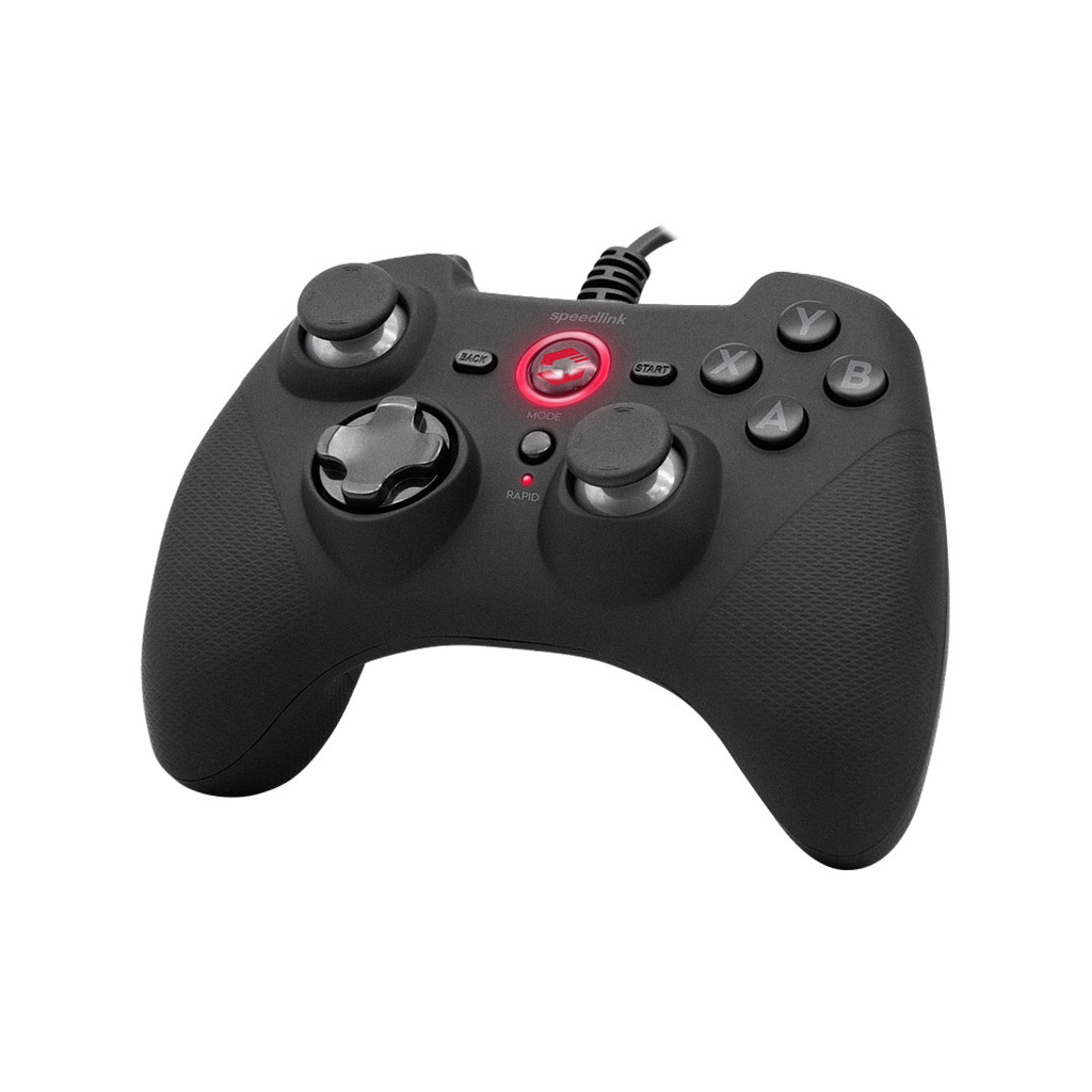 Game Pad SPEEDLINK RAIT Gamepad - for PC/PS3/Switch, rubber-black SL-650010-BK - Image 2