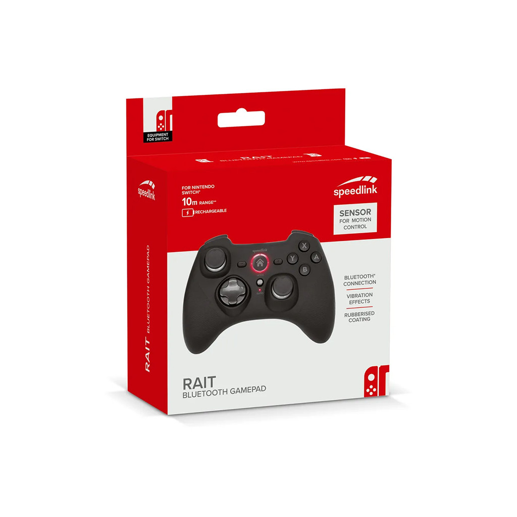 Game Pad SPEEDLINK RAIT Gamepad - Bluetooth, Nintendo, Switch/OLED/PC/Android, rubber-black, SL-330402-RRBK - Image 3