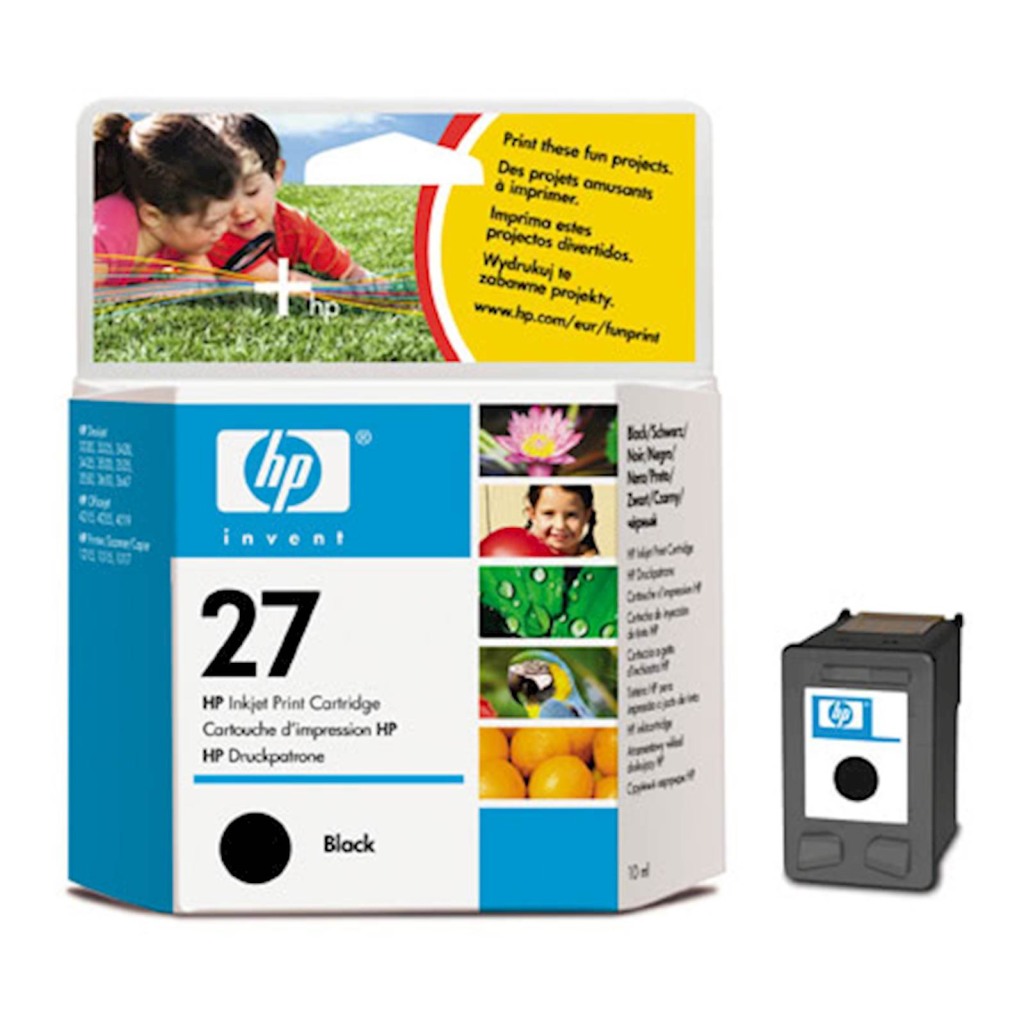 Tinta HP black 27