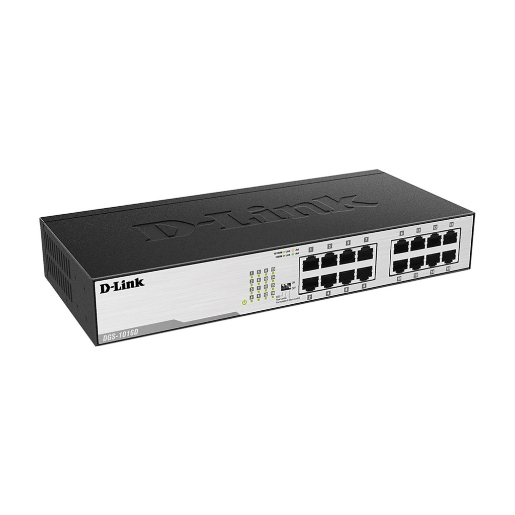 Switch DLINK 16-Port Gigabit Unmanaged Desktop