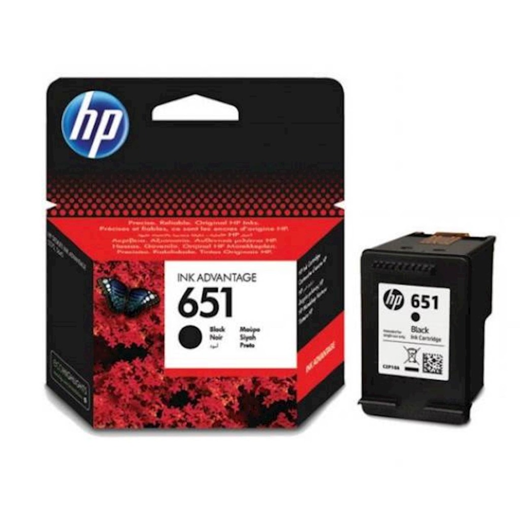 Tinta HP black 651