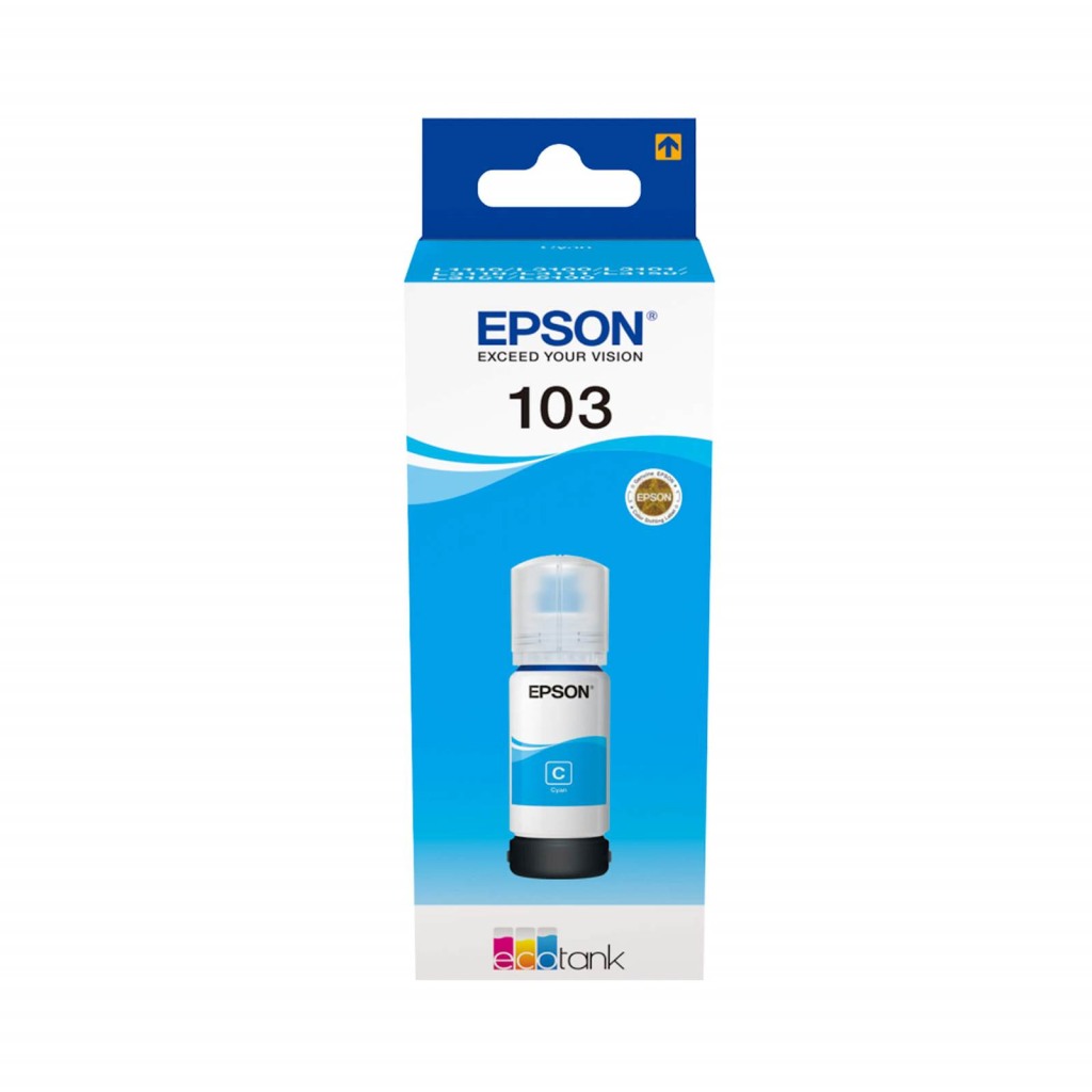 Tinta EPSON EcoTank 103 Cyan