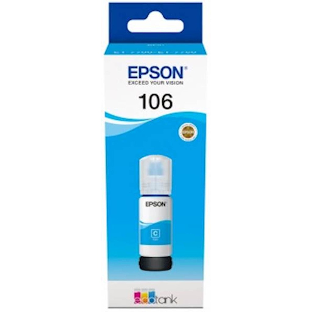 Tinta EPSON EcoTank Cyan 106