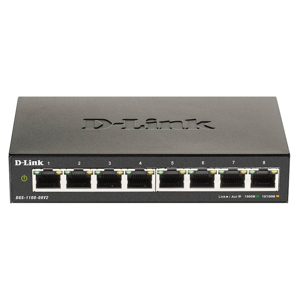 Switch DLINK 8-Port Gigabit Smart Managed V2