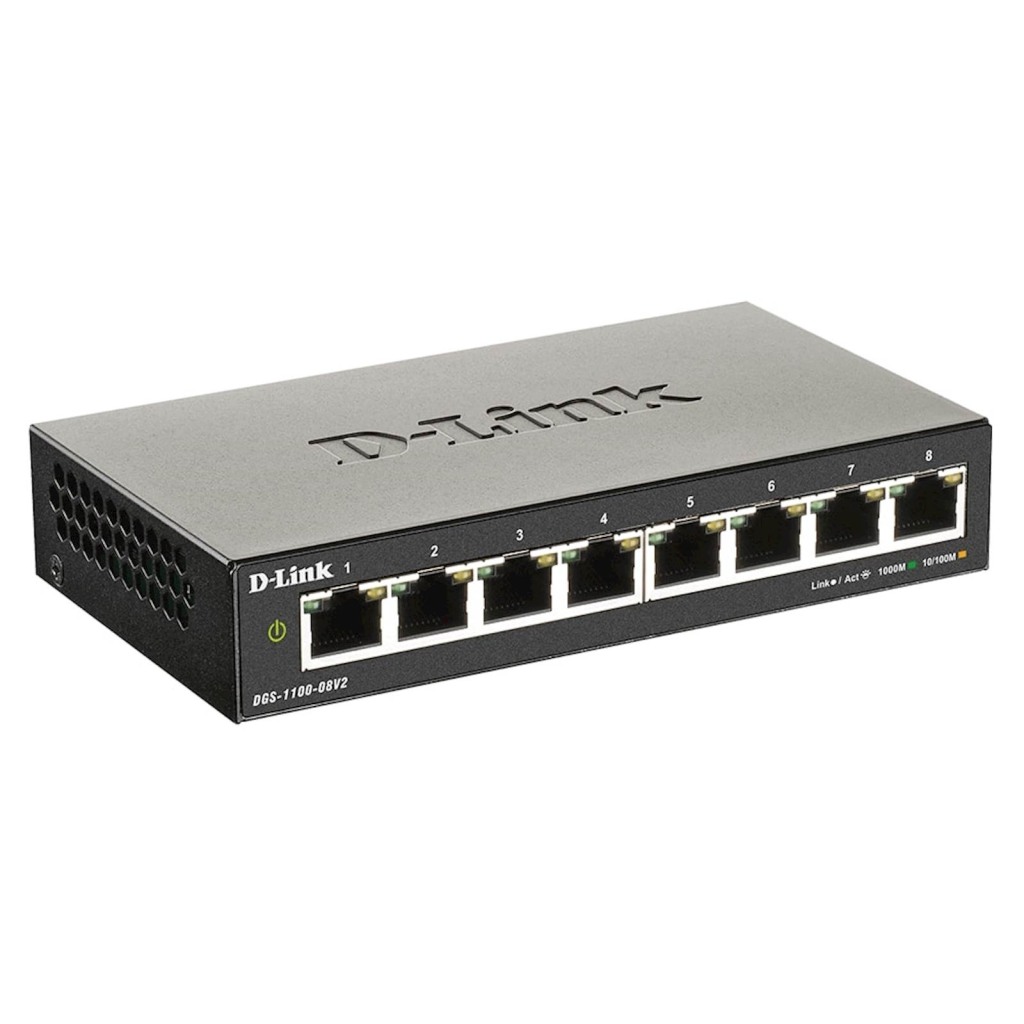 Switch DLINK 8-Port Gigabit Smart Managed V2