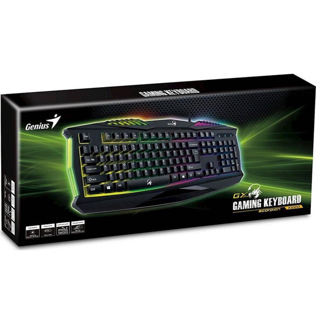 TASTATURA GENIUS SCORPION K220, USB, GAMING