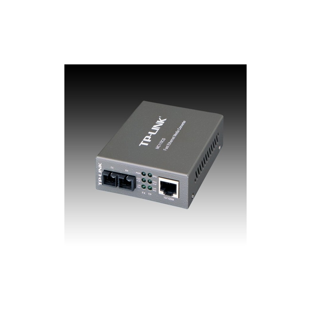 Media Filter TP-Link MC110CS 10/100Mbps RJ45 to 100Mbps single-mode SC fiber Converter Full-duplexup to 20Km