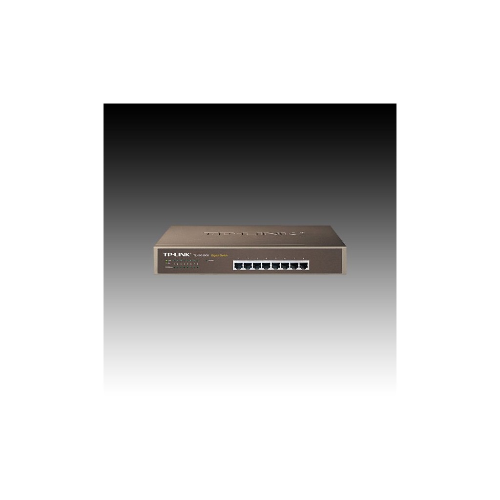 Switch TP-LINK TL-SG1008 8 x Gigabit Ethernet/Fast Ethernet/Ethernet Auto-Negotiation MDI/MDI-X switch Retail