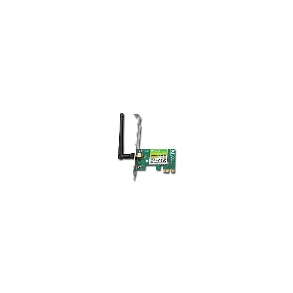 NIC TP-Link TL-WN781ND  PCI Express Adapter 24GHz Wireless N 150Mbps Detachable Omni Directional Antenna