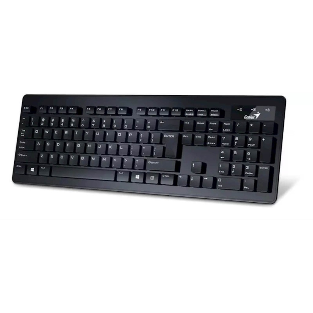 Genius SlimStar 126 tastatura  USB veza, low-profile tipke crna