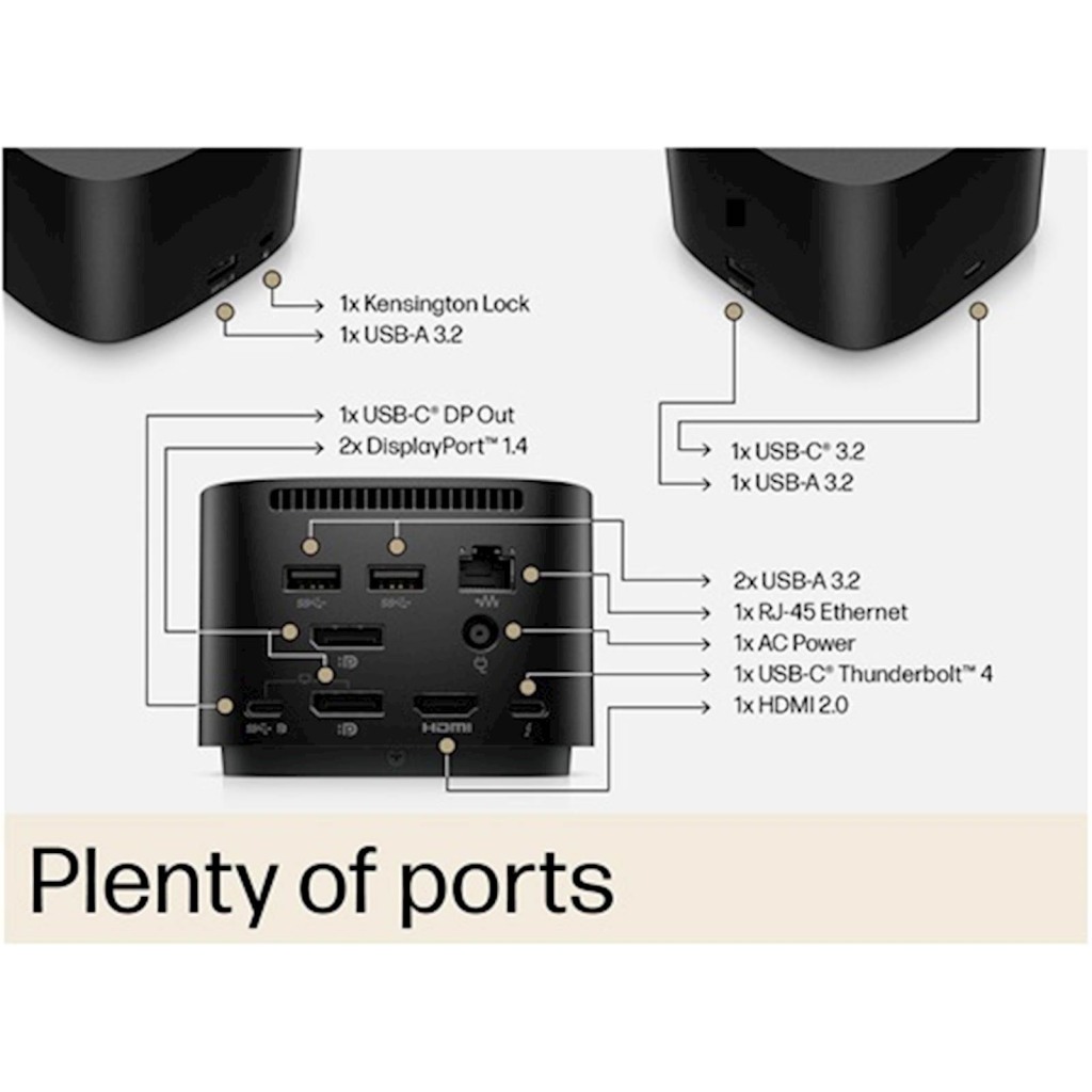 Docking HP Docking Station TB4 G4 120W (4J0A2AA)